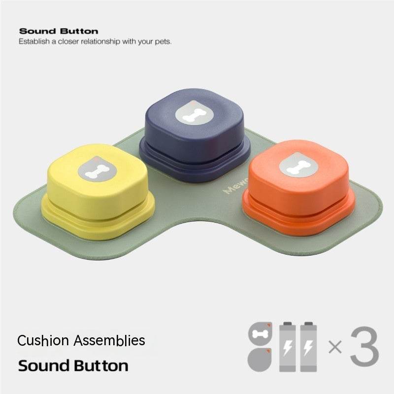 Pet Communication Button One-click Recordable Dog Talking Button - EX-STOCK Canada