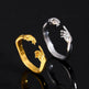 Opening Adjustable Two-hand Rings Fashion Personality Ring For Valentine's Day Jewelry - EX-STOCK Canada