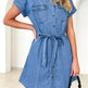 Spring And Summer New Loose Casual Denim Dress Women - EX-STOCK CANADA