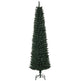 6FT Artificial Christmas Tree Xmas Pencil Tree Holiday Home Indoor Decoration With Foldable Black Stand For Party, Green EX-STOCK Canada 
