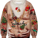 Men's Fashion 3D Digital Printed Round Neck Christmas Sweatshirt - EX-STOCK Canada