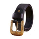 Men's Vintage Dragon-Buckle Leather Belt — product view 4 of 8 | EX-STOCK