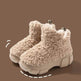 Winter Cashmere Snown Boots With 6cm Platform Warm Plus Velvet High-top Fleece Cotton Shoes Women Outdoor Indoor House Plush Shoes - EX-STOCK Canada