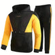 Casual Classic Plaid  Long Sleeve Sweatshirt Hoodie set Suit men - EX-STOCK CANADA