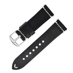 Discoloring Oil Wax Top Layer Cowhide Watch Strap - EX-STOCK Canada