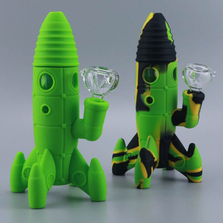 Silicone Hookah Astronaut Rocket Smoking Pot - EX-STOCK Canada