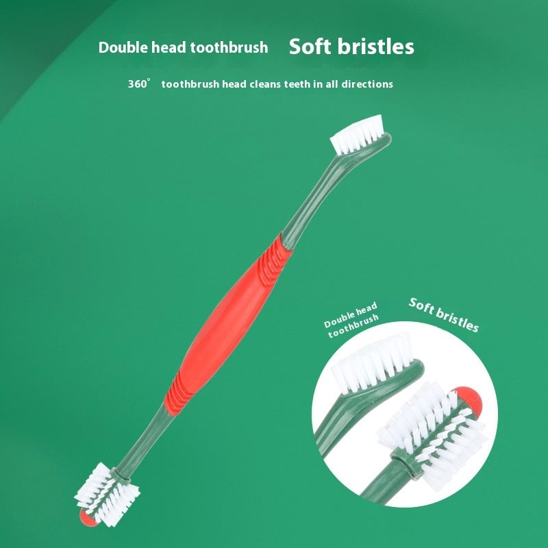 Ensemble de dentifrice et brosse à dents pour animaux Brosse à doigts pour chat et chien Fournitures pour animaux 