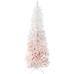 5ft Pencil Artificial Christmas Tree With Pine Realistic Branches, Auto Open,  And White EX-STOCK Canada 