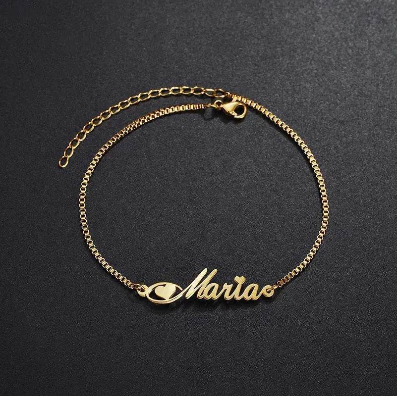 Women Custom and Personalized Stainless Steel English Letter Bracelet From Europe And America - EX-STOCK Canada