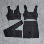 6pcs Yoga Workout Outfit set for women Gym clothes - EX-STOCK Canada
