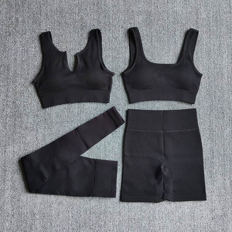6pcs Yoga Workout Outfit set for women Gym clothes - EX-STOCK Canada