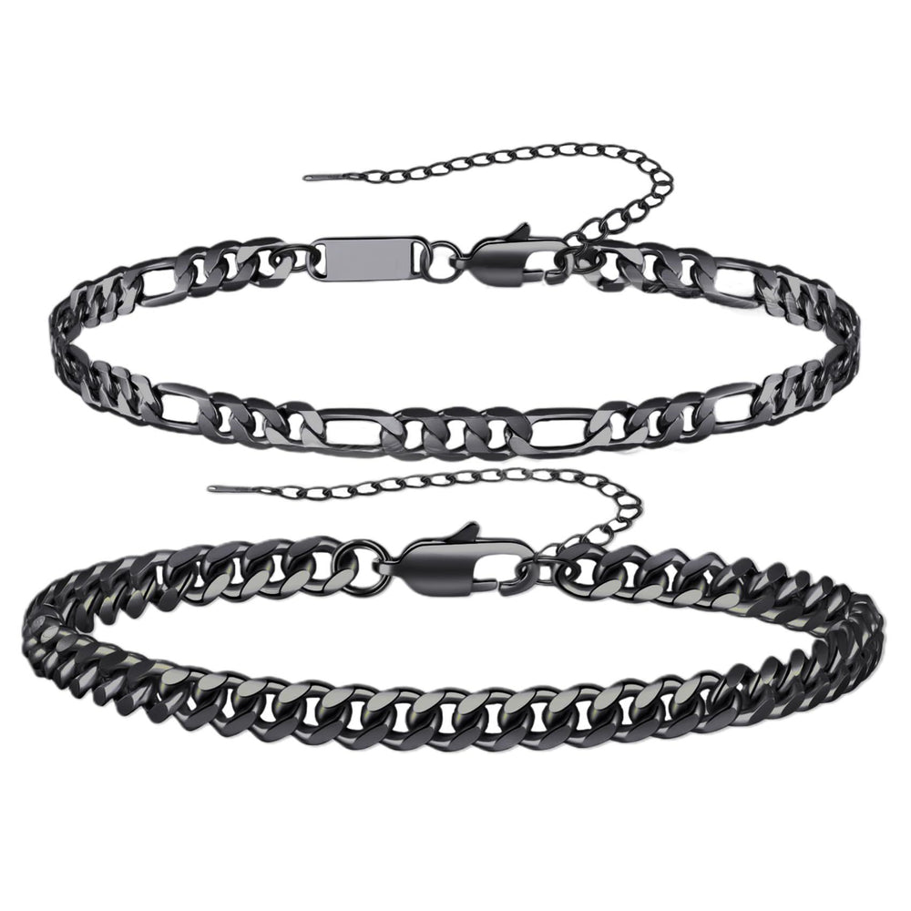 New Men's Cuban Chain Bracelet Set EX-STOCK Canada 