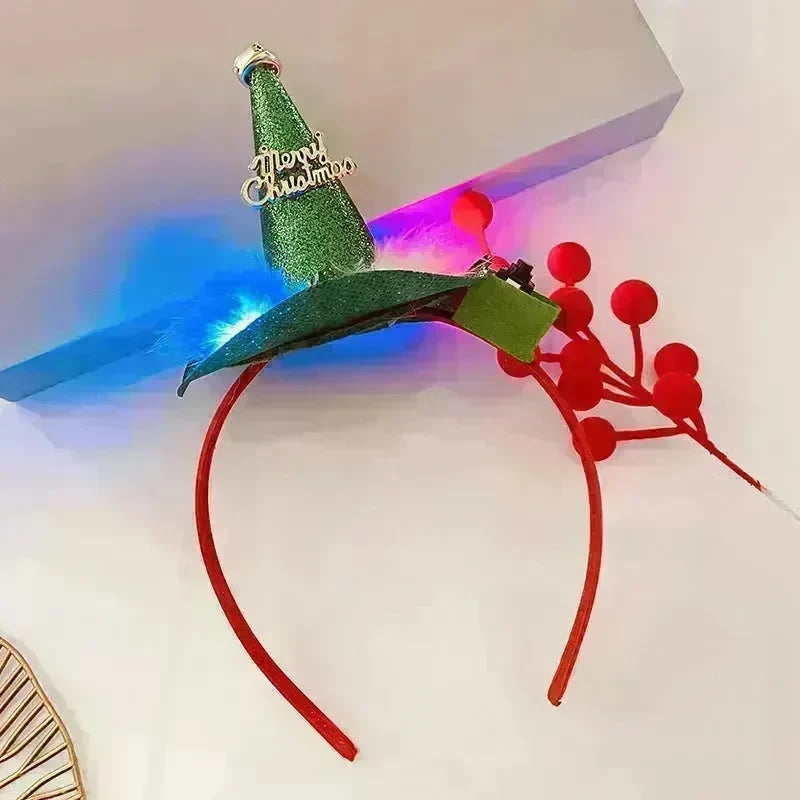 Christmas With Light Headband Snowflake Women's - EX-STOCK CANADA