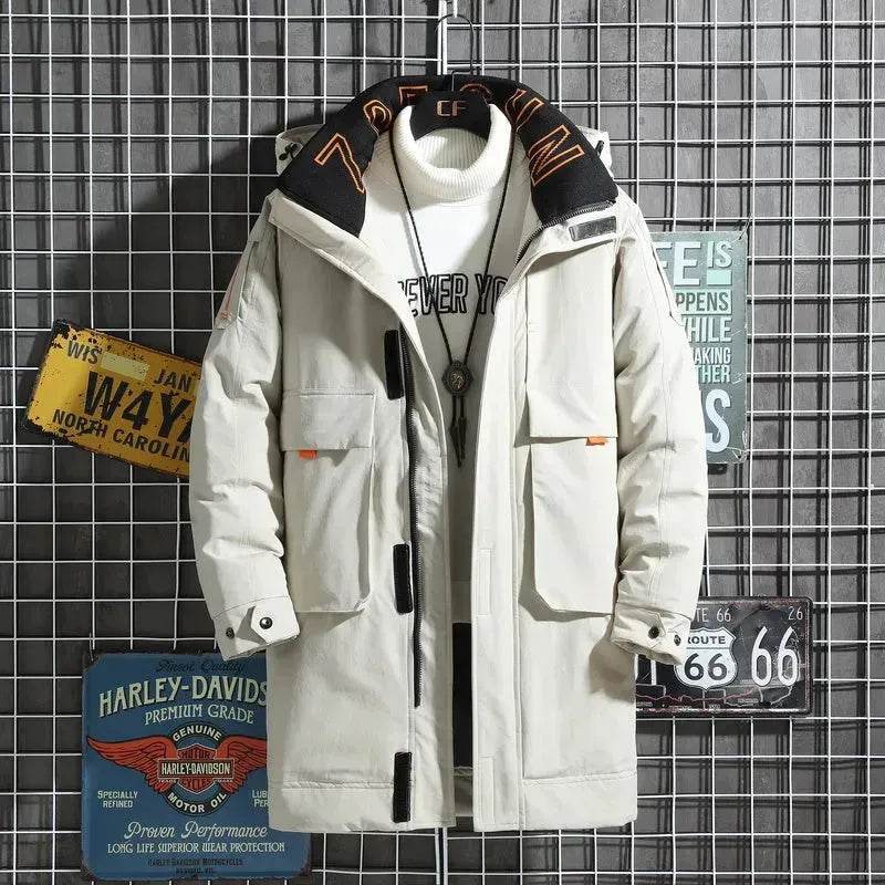 Fall Winter Mid length Work Down jacket men - EX-STOCK Canada