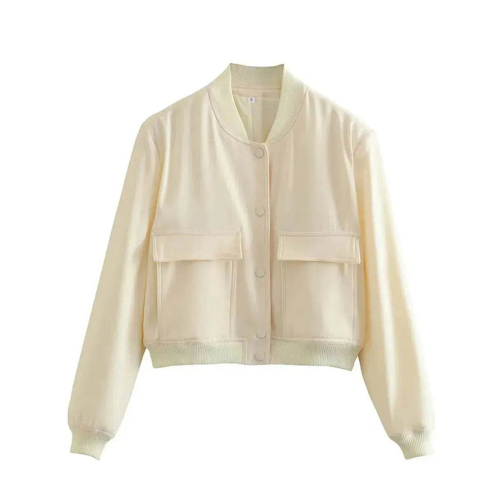 Fall Single Breasted Cashmere Cropped Jacket for women - EX-STOCK Canada