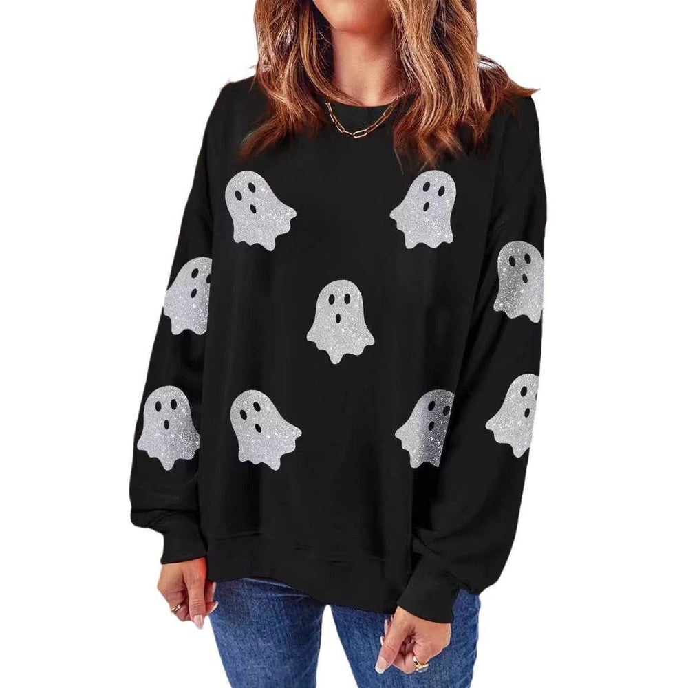 Halloween Ghost Top Loose Casual Pullover - EX-STOCK Canada