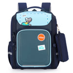 Schoolbag Boys And Girls Burden Reduction Spine Protection Water-proof Large Capacity EX-STOCK