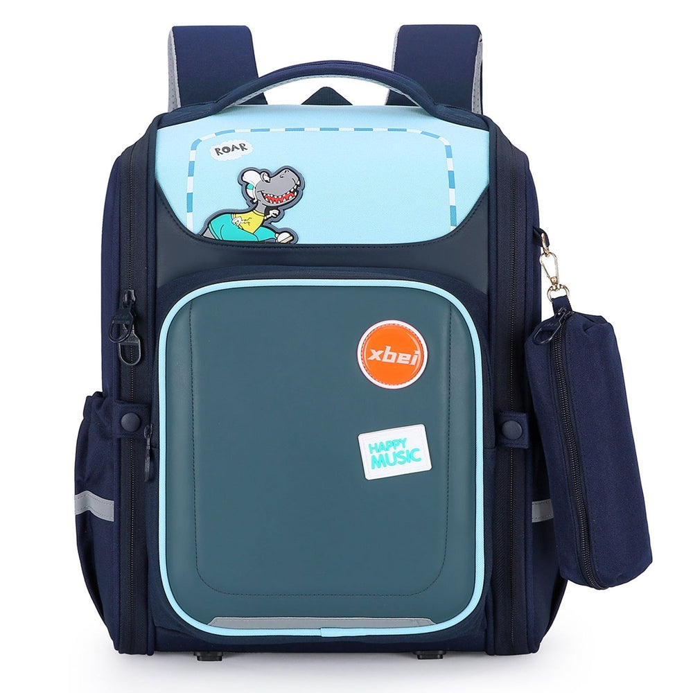 Schoolbag Boys And Girls Burden Reduction Spine Protection Water-proof Large Capacity EX-STOCK