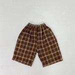 Fashion Personality Children's Plaid Stylish Pants Short pant for Boys - EX-STOCK Canada