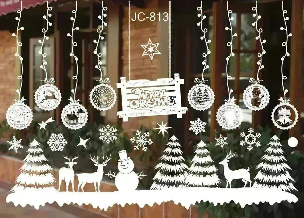 New Christmas Decorations Christmas Window Stickers - EX-STOCK CANADA