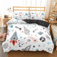 Cartoon Bedding Set Aerospace Astronaut Duvet Cover Quilt Cover Double Bed EX-STOCK Canada 