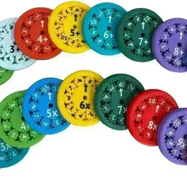 Math Fidget Spinners Fingertip Puzzle Toys Games Math Operations Math Multiplication Games Montessori Activity Educational Learning Toys - EX-STOCK CANADA