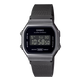 CASIO Iconique Go Rétro Boîtier Gunmetal et Noir | A168WEMB-1B 