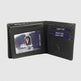 Men’s Cow Leather Wolf Embossed Bifold Wallet 