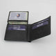 Men’s Cow Leather Wolf Embossed Bifold Wallet 