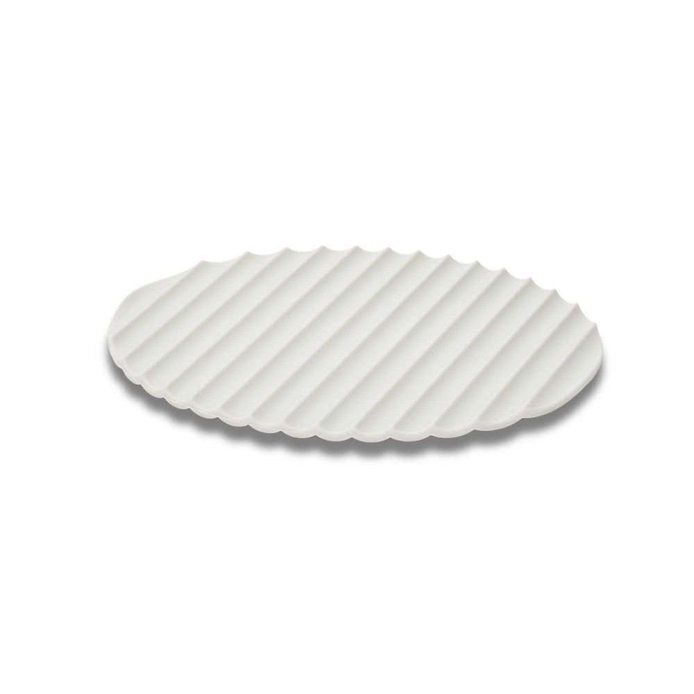 Eatoco Nami Silicone Mat – Heat-Resistant & Non-Slip Pot Holder - Light Grey 