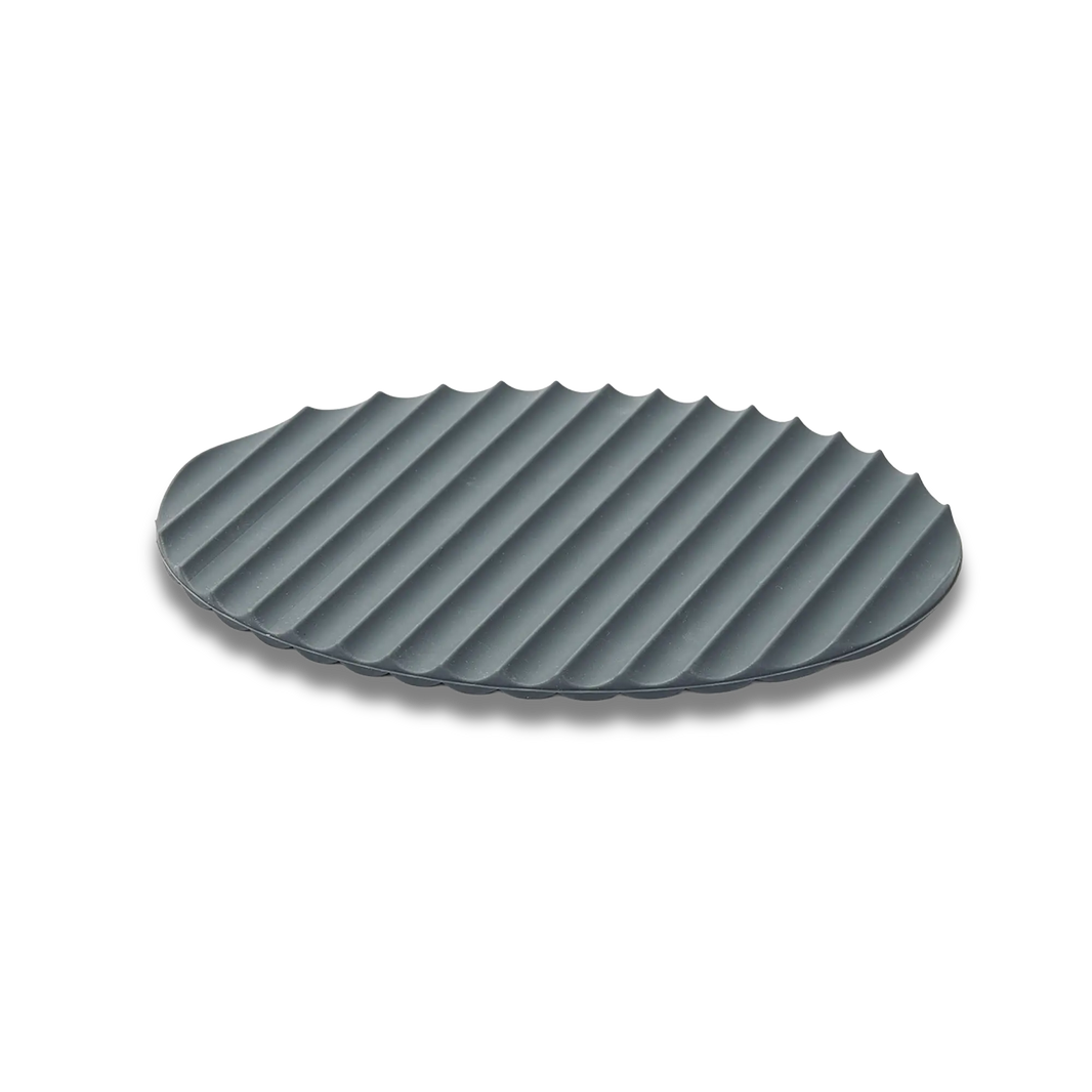 Eatoco Nami Silicone Mat – Heat-Resistant & Non-Slip Pot Holder - Dark Grey 