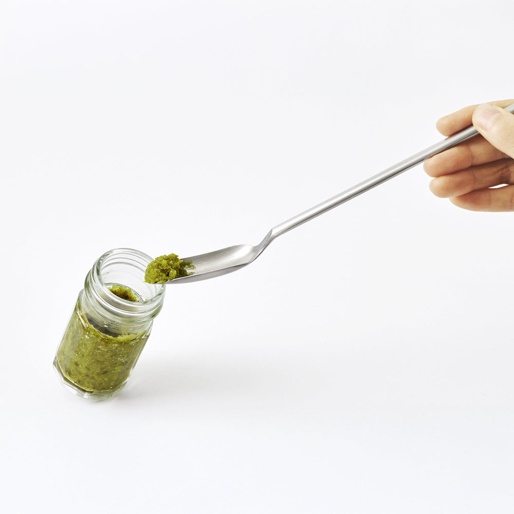 Eatoco Japan Saji Slim Spoon – Long Handle Stainless Steel (230 mm) 