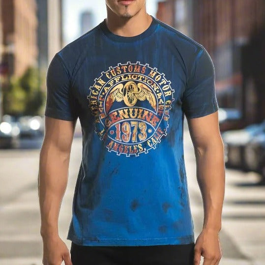 Camisa de Manga Corta Auténtica para Hombre de AfflictionEX-STOCK Canada 