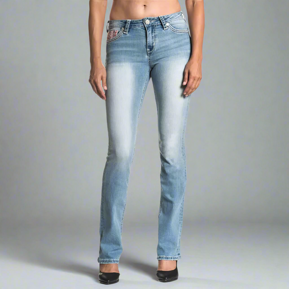 Jeans Affliction da donna Jade Aries EmberEX-STOCK Canada 