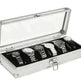 Aluminum 6 watches boxes, table boxes, jewelry box jewelry box collection bin - EX-STOCK CANADA