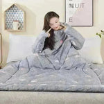 Anti kick Casual Home & Office With Sleeves Wearable Quilt - EX-STOCK CANADA