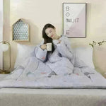 Anti kick Casual Home & Office With Sleeves Wearable Quilt - EX-STOCK CANADA