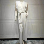 Arab Cardigan Coat Chiffon Patchwork - EX-STOCK Canada