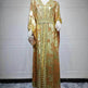 Arab Chiffon Bronzing Robe Containing Belt Dress - EX-STOCK Canada