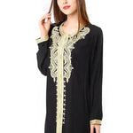 Arab Embroidered Lace Dress Dress - EX-STOCK Canada