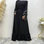 Arab Fashion Dress At Hem For Women - EX-STOCK Canada