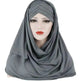 Arab Lady Fashion Patch Hijab - EX-STOCK Canada