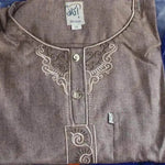 Arab Men's New Cotton Hemp Embroidery Liturgy Embroidered Hui Men's Suit Two Piece Wholesale - EX-STOCK Canada
