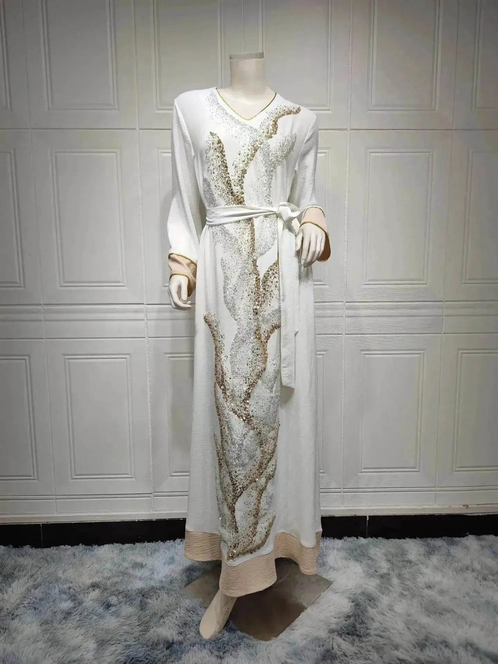 Arab Robe Sequin Embroider Fashion - EX-STOCK Canada