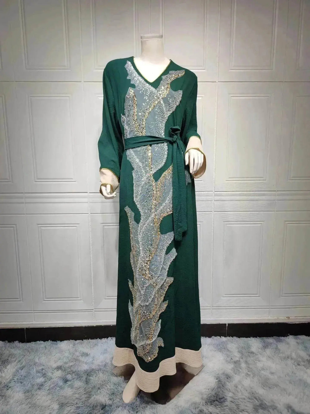 Arab Robe Sequin Embroider Fashion - EX-STOCK Canada