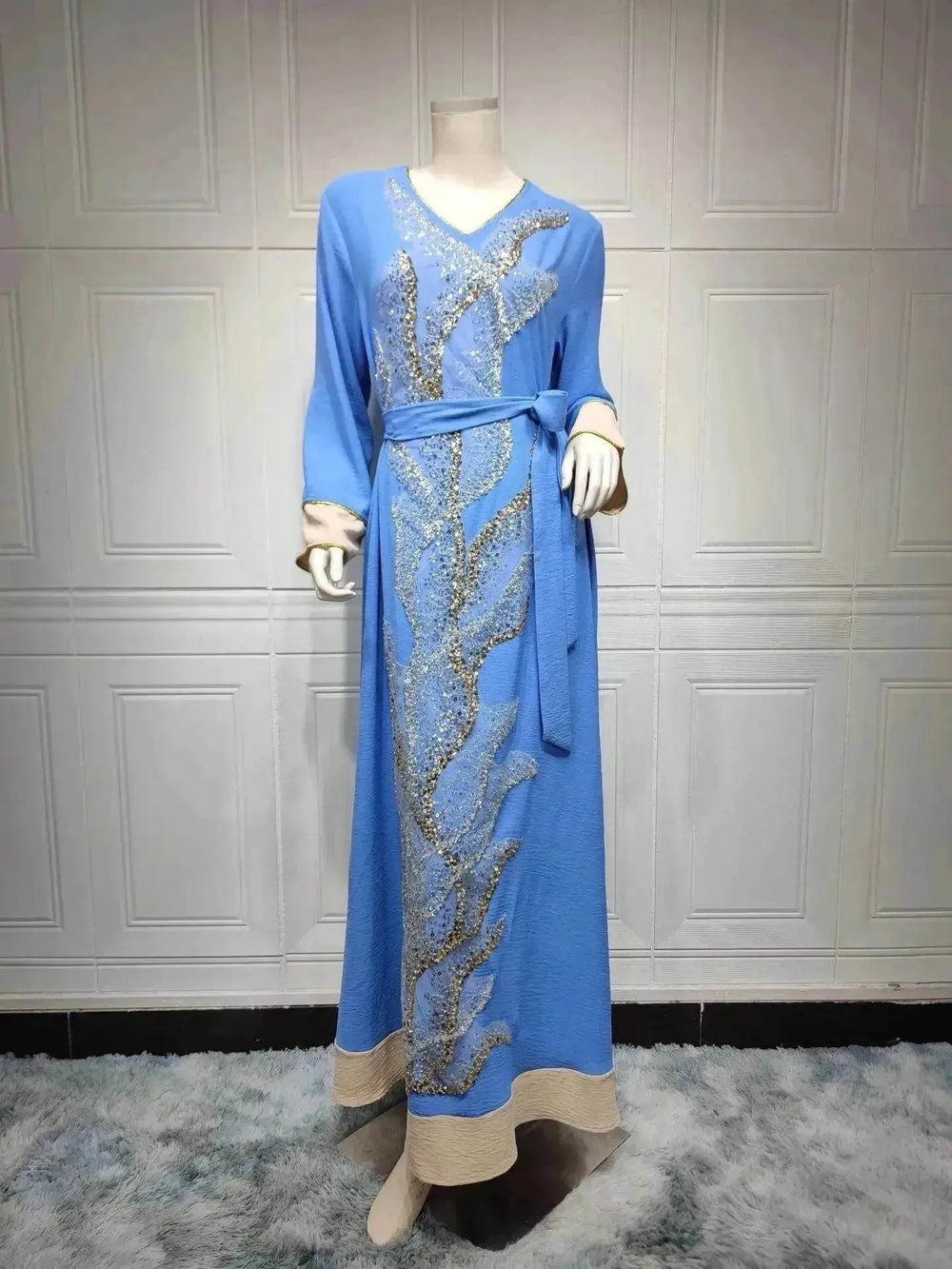 Arab Robe Sequin Embroider Fashion - EX-STOCK Canada