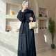 Arab Solid Color Women's Clothing Dress - EX-STOCK Canada