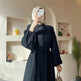 Arab Solid Color Women's Clothing Dress - EX-STOCK Canada