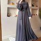 Arab Solid Color Women's Clothing Dress - EX-STOCK Canada