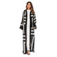 Arab Stripe Loose Lace Cardigan Robe Female - EX-STOCK Canada